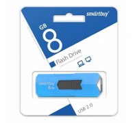 Флешка USB 2.0 Smartbuy 8GB STREAM Blue (SB8GBST-B)
