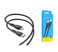 Кабель USB Type-C - Lightning BOROFONE BX51 (черный) 1м