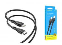 Кабель USB Type-C - Lightning BOROFONE BX51 (черный) 1м