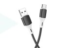 Кабель USB - USB Type-C BOROFONE BX79, 2,4A (черный) силиконовый 1м