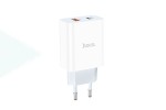 Сетевое зарядное устройство USB + USB-C HOCO C97A PD20W+ QC3.0 (белый)