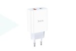 Сетевое зарядное устройство USB + USB-C HOCO C97A PD20W+ QC3.0 (белый)