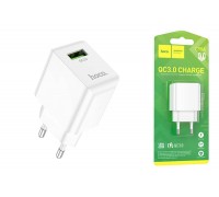 Сетевое зарядное устройство USB HOCO C98A QC3.0 (белый)
