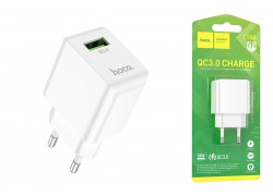 Сетевое зарядное устройство USB HOCO C98A QC3.0 (белый)