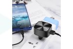 Сетевое зарядное устройство USB HOCO C70A Cutting-edge single port QC3.0 2400mAh (черный)