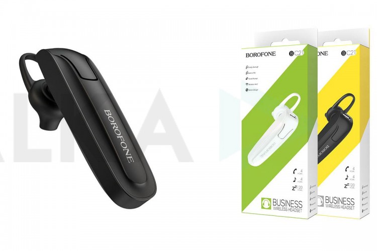 Bluetooth гарнитура BOROFONE BС21 (черный)