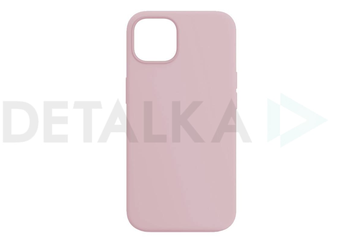 Чехол для iPhone 13 mini (5.4) тонкий (бледно-розовый) в Детальке купить,