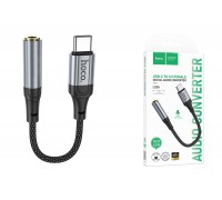 Адаптер для проводной гарнитуры c 3.5 мм на Type-C HOCO LS36 Fresh Digital Type-C to 3.5 audio converter (черный)