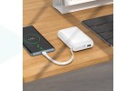 Универсальный дополнительный аккумулятор Power Bank HOCO J134A with cable(USB-C) (10000mAh) (черный)
