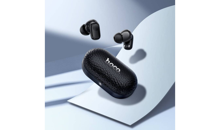 Наушники вакуумные беспроводные HOCO EQ19 wireless BT headset (фиолетовый)