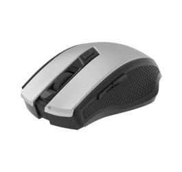 Мышь беспроводная Perfeo оптич. "FLAIR", 6 кн, 800-1600 DPI, USB, серебр.