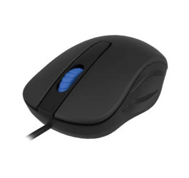 Мышь проводная Perfeo "ELEGANT", бесшумная, 3 кн, кабель 1,8м, DPI 1000, USB, чёрн.