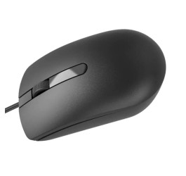 Мышь проводная Perfeo "FORT", бесшумная, 3 кн, кабель 1,8м, DPI 1000, USB, чёрн.