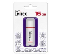 Флешка USB 2.0 Mirex KNIGHT WHITE 16GB (ecopack)