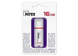 Флешка USB 2.0 Mirex KNIGHT WHITE 16GB (ecopack)
