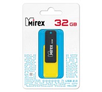 Флешка USB 2.0 Mirex CITY YELLOW 32GB (ecopack)