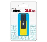 Флешка USB 2.0 Mirex CITY YELLOW 32GB (ecopack)