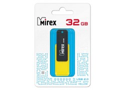 Флешка USB 2.0 Mirex CITY YELLOW 32GB (ecopack)