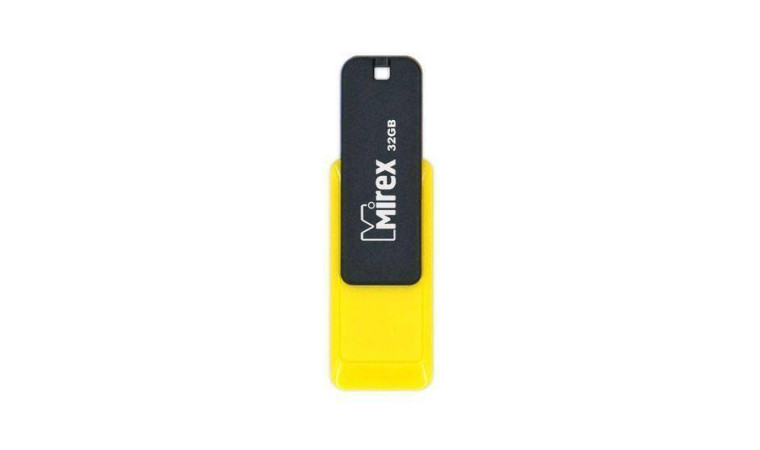 Флешка USB 2.0 Mirex CITY YELLOW 32GB (ecopack) Флешка USB 2.0 Mirex CITY YELLOW 32GB (ecopack)