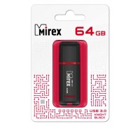 Флешка USB 3.0 Mirex KNIGHT BLACK 64GB (ecopack)