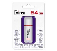 Флешка USB 2.0 Mirex KNIGHT WHITE 64GB (ecopack)