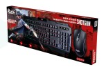 Комплект игровой клавиатура+мышь+коврик Smartbuy RUSH Shotgun (SBC-307728G-K) (черный)
