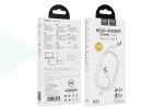 Кабель USB Type-C - USB Type-C HOCO X51, 5A/20V, PD100W (белый) 2м