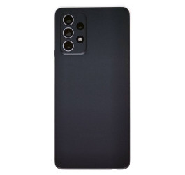 Задняя крышка для Samsung A525F/ A528B Galaxy A52/ A52s 5G + стекло камеры (черный) HQ