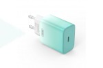 Сетевое зарядное устройство USB-C XO CE18 (EU) PD30W fast charging green