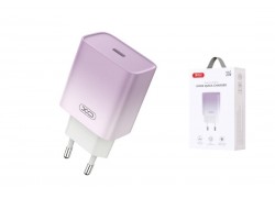 Сетевое зарядное устройство USB-C XO CE18 (EU) PD30W fast charging purple