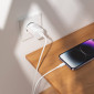 Сетевое зарядное устройство USB-C BOROFONE BA103A Pudding PD20W (белый)