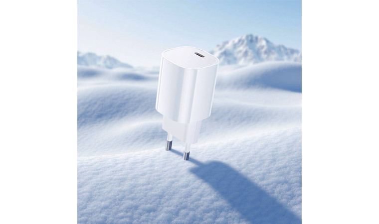 Сетевое зарядное устройство USB-C BOROFONE BA103A Pudding PD20W (белый)