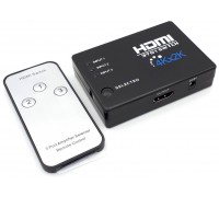 Переключатель 3 HDMI (мама) - HDMI (мама) UltraHD 4K с пультом