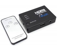Переключатель 3 HDMI - HDMI (мама - мама) UltraHD 4K с пультом