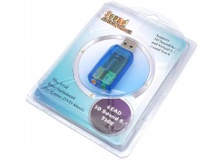 Внешняя звуковая карта USB в пластиковом корпусе