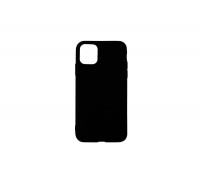 Чехол силиконовый iPhone 11 Pro (5.8) плотный матовый (серия Colors) (черный)
