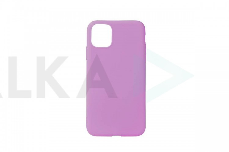 Чехол силиконовый iPhone 11 Pro Max (6.5) плотный матовый (серия Colors) (сливовый)