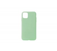 Чехол силиконовый iPhone 11 Pro Max (6.5) плотный матовый (серия Colors) (фисташковый)