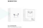 Наушники вакуумные беспроводные BOROFONE BW27 True wireless BT headset Bluetooth (белый)