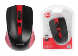 Мышь беспроводная Smartbuy ONE 352 (SBM-352AG-RK) (черно-красный) 