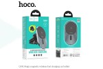 Держатель автомобильный для телефона HOCO CA91 Magic wireless fast charging car holder черный