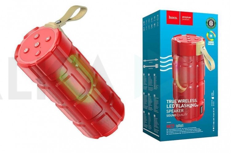 Портативная беспроводная колонка HOCO HC7 Pleasant sports BT speaker (красный)