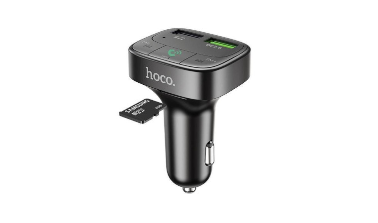 FM-Модулятор HOCO E59 Promise QC3.0 car BT FM transmitter