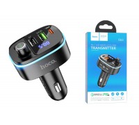 FM-Модулятор HOCO E62 Fast PD20W+QC3.0 car BT FM transmitter