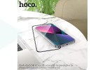 Защитное стекло дисплея iPhone 13 Mini (5.4) HOCO G1 Flash attach full screen silk screen HD (черный)