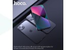 Защитное стекло дисплея iPhone 13 Mini (5.4) HOCO G1 Flash attach full screen silk screen HD (черный)