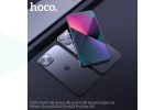 Защитное стекло дисплея iPhone 13 Mini (5.4) HOCO G1 Flash attach full screen silk screen HD (черный)