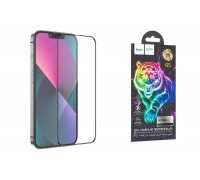 Защитное стекло дисплея iPhone 13 Mini (5.4) HOCO G5 Full screen silk screen HD (черный)