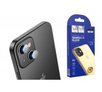 Защитное стекло камеры iPhone 13 Mini (5.4) HOCO Lens flexible прозрачное