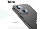 Защитное стекло камеры iPhone 13 Mini (5.4) HOCO Lens flexible прозрачное